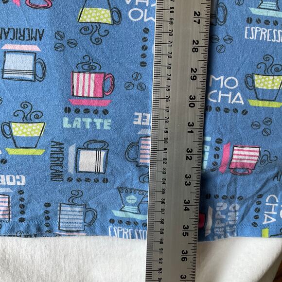 Secret Treasures Women Sleepwear Dress size 2X/3X (20w-24w) Coffee Knee Blue - Picture 3 of 6